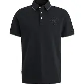 PME Legend PE Legend Poloshirt Piqué Logo Navy Blå ørkeblå åle