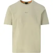 BOSS BOSStil mænd. 50473278 TChup grøn T-shirt (L), Casual, Bomuld, Korte ærmer