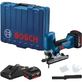 Bosch stiksav GST 185-LI 2x4.0Ah Li-ion, håndtag med S, taske