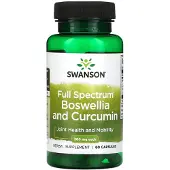 Swanson Health , Fuldstændig Spektrum Boswellia og Curcumin, 300 mg, 60 Capsler