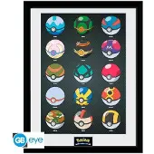 Sans marque Pokémon Pokéball-plakat