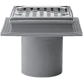 Purus Maxiflex 110 mm afløbsskål til beton, uden studs, lodret