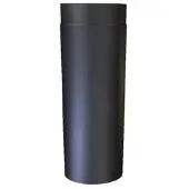 KIERULFF 180 mm Metalbestos Sorte røgrør længde 1000 mm x 2 mm