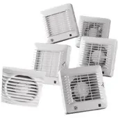 THERMEX Ventilator EDM 100 HZ med hygrostat og kuglelejer