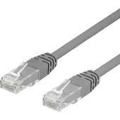 Deltaco U/UTP Cat6 patchkabel 5m, grå