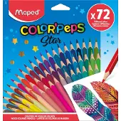 Maped Color Peps Star Blyant Assorteret 72 Enheder
