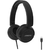 STREETZ HC110 Hovedtelefoner, foldbare, volumenstyring, USB-C, sort