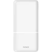 Deltaco PB-C1006 Powerbank | 2x USB-A | 1x USB-C | White - 20000 mAh