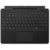 Microsoft Surface Pro Keyboard - Tastatur - med trackpad, accelerometer, Surface Slim Pen 2 opbevaring og opladningsbakke - sort - for Surface Pro 8, Pro X