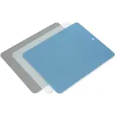 Funktion skærebræt plast 37x29 cm 3-pak Grå-blå-gennemsigtig