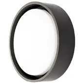 SG ARMATUREN A/S Væg-/Loft Frame Round Maxi LED 23W 3000K, 2280 lm, grafit, IP65