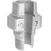 +GF+ Union galvaniseret muffe/nippel konisk tætning 1 1/4"