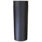 KIERULFF 150 mm Metalbestos Sorte røgrør længde 1000 mm x 2 mm