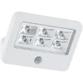 Eglo GAVELLO UDENDØRS M/SENSOR U/BATTERI HVID 4000K