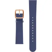 Withings Leather Wristband 18mm Navy Blue & Rose Gold