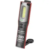 Haj Light genopladelig inspektionslampe 1200 lumen + 250 lumen toplys med dæmpbar forlygte 1200/