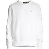 Ralph Lauren Polo Ralph Laurentil mænd. 710766772009 Hvid RL fleece sweatshirt (XS), Casual, Bomuld