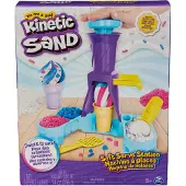Kinetic Sand Sandsæt - Soft Serve Station - 396 g - - OneSize - Kinetisk sand