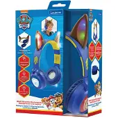 Ryhmä Hau Høretelefoner m. Lys - Bluetooth/Kabel - 3D Paw Patrol - - OneSize - Høretelefon