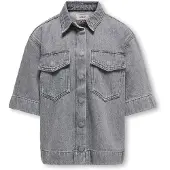 ONLY GIRLS Bluse grey denim