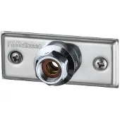Morakniv FMM-monteringskobling 15mmx1/2, m/dækplade, Krom, stål, rustfri