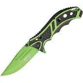 Mtech Linerlock Black/Green A/O