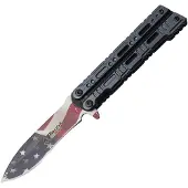 Mtech Flag Linerlock A/O Gray