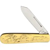Rough Ryder Cowboy Knife Brass