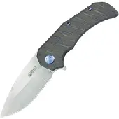 Kubey Bravo 1 Framelock DP Ti Flame