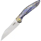 Kubey Barracuda Linerlock Flame