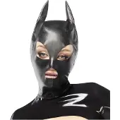 Bad Kitty Head Mask Cat/Batwoman Black