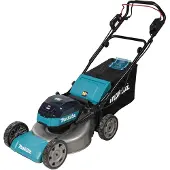 Makita LM001GZ01 Cordless LawnMower 40Vmax, XGT, 48cm, BL-motor, Self-propelled, 4 in 1 (Cutting/Collecting/Mulching/Side/rear discharge) Steel deck, be akumuliatoriaus ir kroviklio