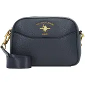 U.S. POLO ASSN. Skuldertaske 'Stanford' mørkeblå / guld