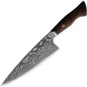 Benchmark Chefs Knife Rose Damascus