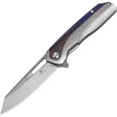 Kansept Knives Shard Framelock Timascus
