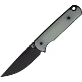 Ferrum Forge Knife Works Lackey Fixed Blade Jade Black