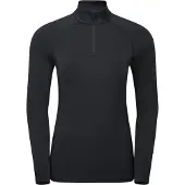 Montane F Dart Xt Zip Neck, dame, sort