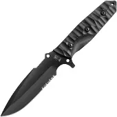 TB Outdoor Survival Fixed Blade Black