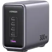 UGREEN 300 W Desktop Fast Charger 1 × USB-A + 4 × USB-C
