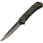 Revo Duo Linerlock Drop Point OD
