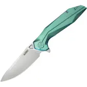 Kubey Nova Framelock Green Titanium