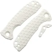 Honey Badger Knives Small Linerlock Handle White