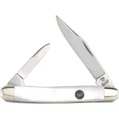 Hen & Rooster Pen Knife MOP