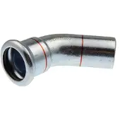 Vsh Fabrieken VSH bøjning 45° muffe/nippel 54 mm fz