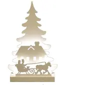 NSH Nordic Julesilhuet 3D LED lys med kane motiv NORDIC WINTER (780-552)