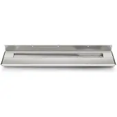 Unidrain Linie afløbsarmatur - børstet rf stål 1004 700mm udløb højre