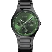 Bering Herreur 11740-728 Classic Grøn/Stål Ø40 mm