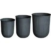 DBKD Out stripe krukke 3 dele Black