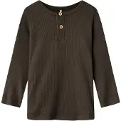 Name It Mini Ribstrik Top Med Lange Ærmer