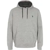 U.S. POLO ASSN. Sweatshirt 'UMBRAYDEN' grå-meleret / sort